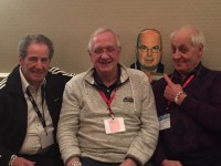 Ted Nesbitt, me, some old photobomber, Ivor "the Driver" Greenwood. IMG_2947.JPG